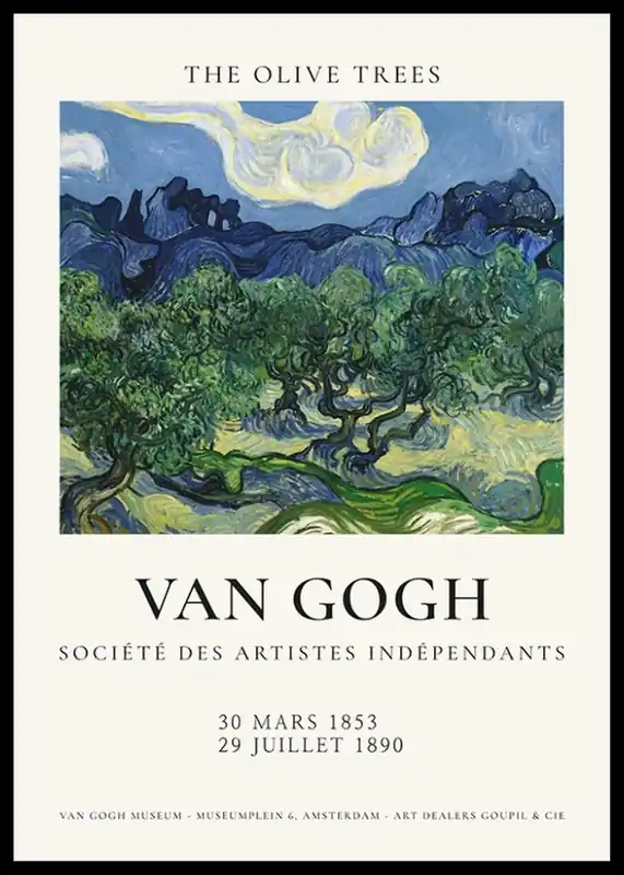 Highlight Van Gogh The Olive Trees Poster