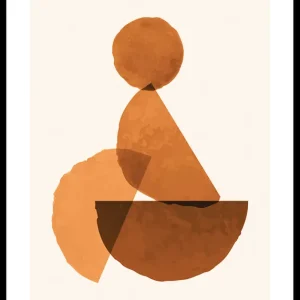 Neue Kollektion Abstract Maroon No1 Poster