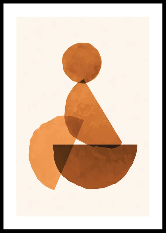 Neue Kollektion Abstract Maroon No1 Poster