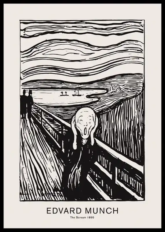 Edvard Munch Scream Poster Wochenendangebot