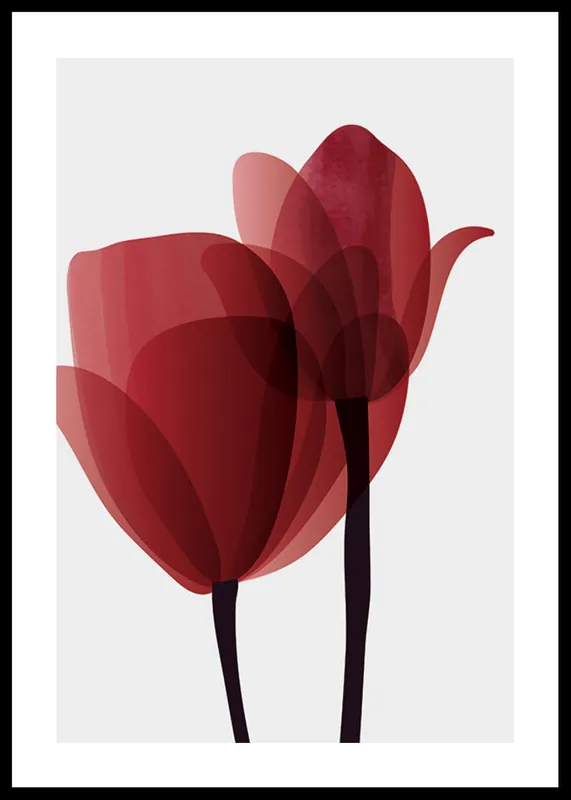 Geprüft Red Tulips No1 Poster