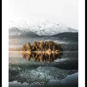 Lake By Mountains Poster Abverkauf