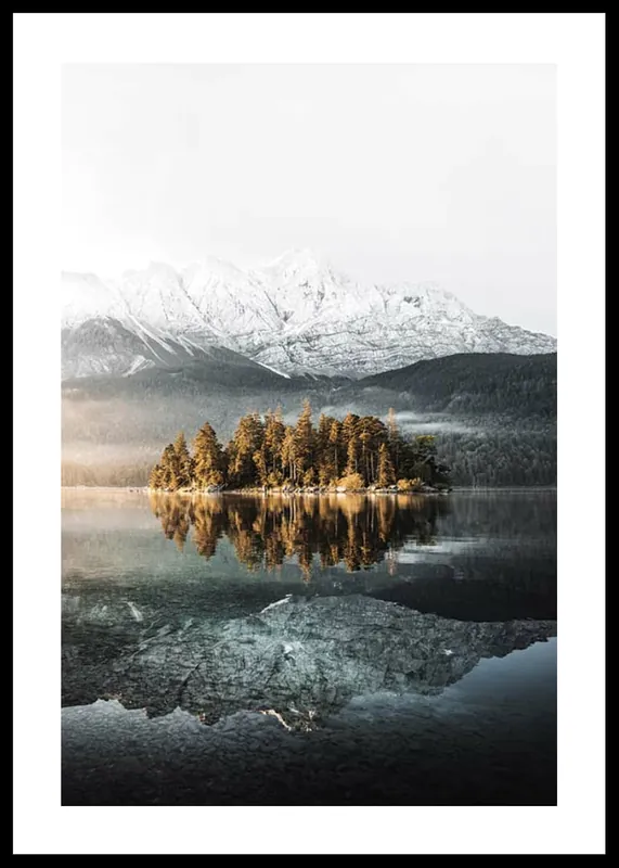 Lake By Mountains Poster Abverkauf