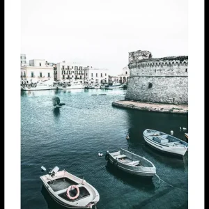 Boats In Puglia Poster Must-Have