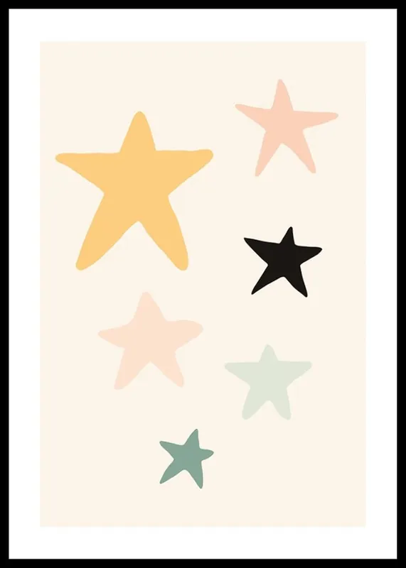 Highlight Playful Stars Poster