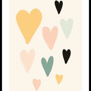 Playful Hearts Poster Begrenztes Angebot