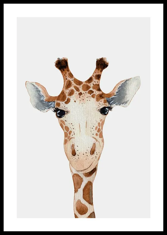 Peekaboo Giraffe Poster Wochenendangebot