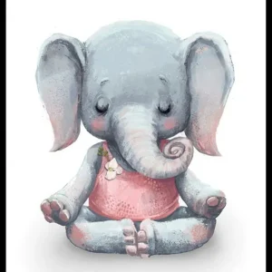 Yoga Elephant Poster Aktuell