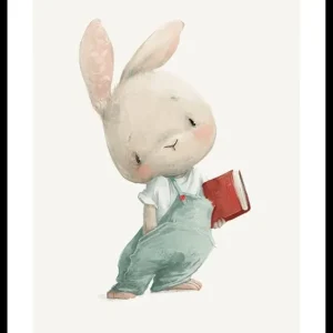 Ausverkauf Hare With A Book Poster