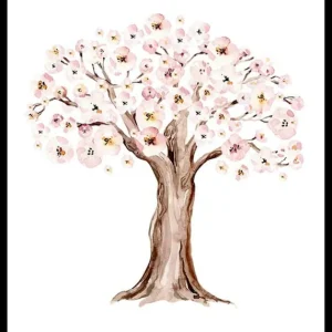 Painted Tree No2 Poster Heißes Angebot