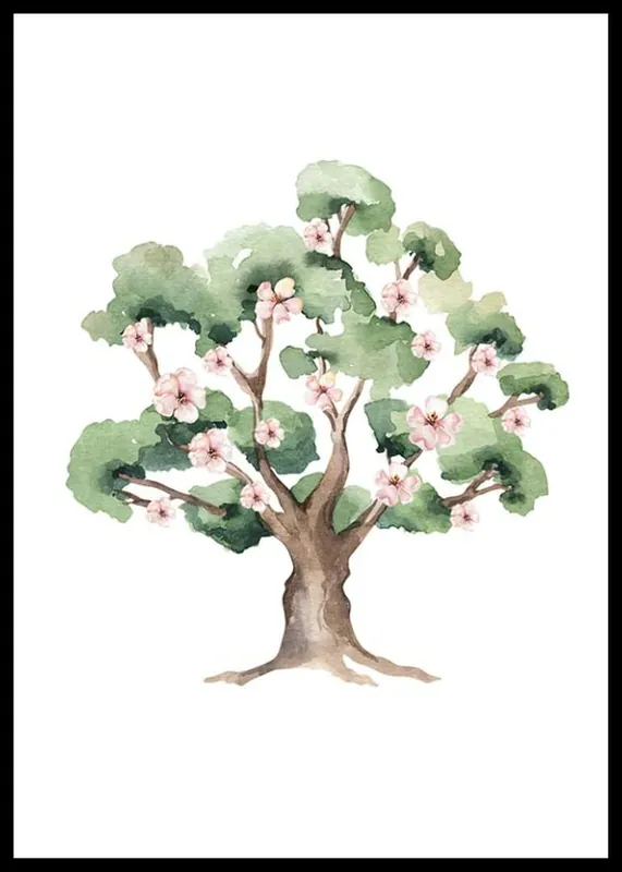Painted Tree No1 Poster Jetzt Bestellen