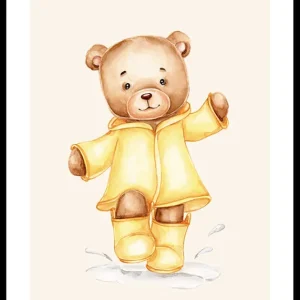 Wochenendangebot Raincoat Teddy Poster