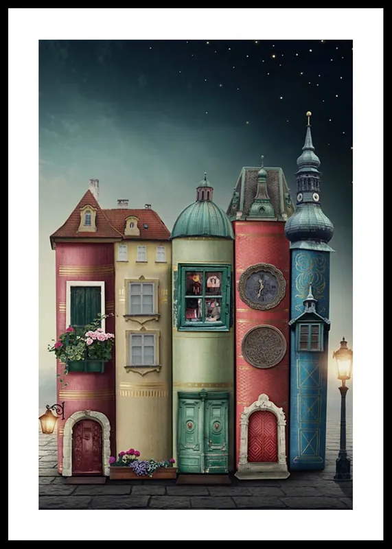 House Of Books Poster Kostenloser Rückversand