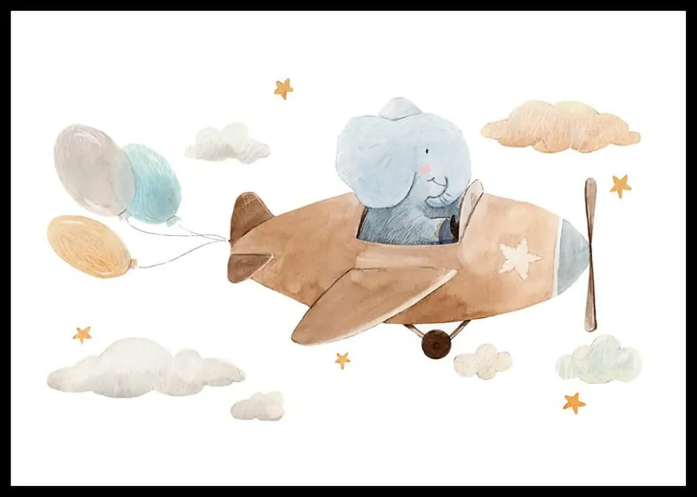 Elephant Pilot Poster Top-Seller