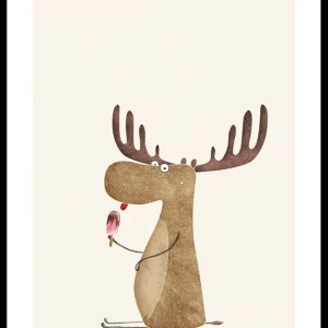 Ice Cream Moose Poster Neue Kollektion