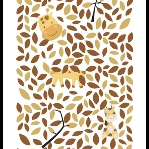 Heißes Angebot Hiding Giraffe No2 Poster