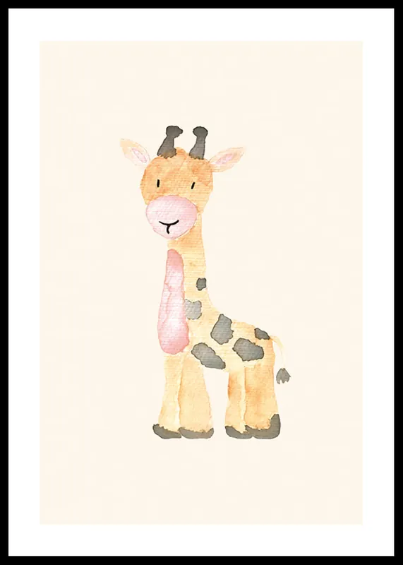 Top-Preis Watercolor Giraffe Poster