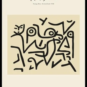 Paul Klee Young Moe Poster Kostenloser Rückversand