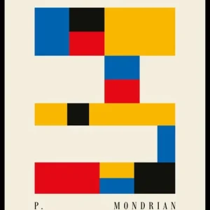 Markenware Mondrian Neo Poster