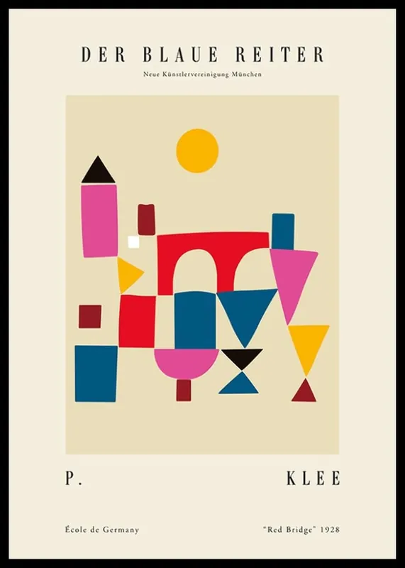 Versand Am Gleichen Tag Paul Klee Blaue Reiter Poster