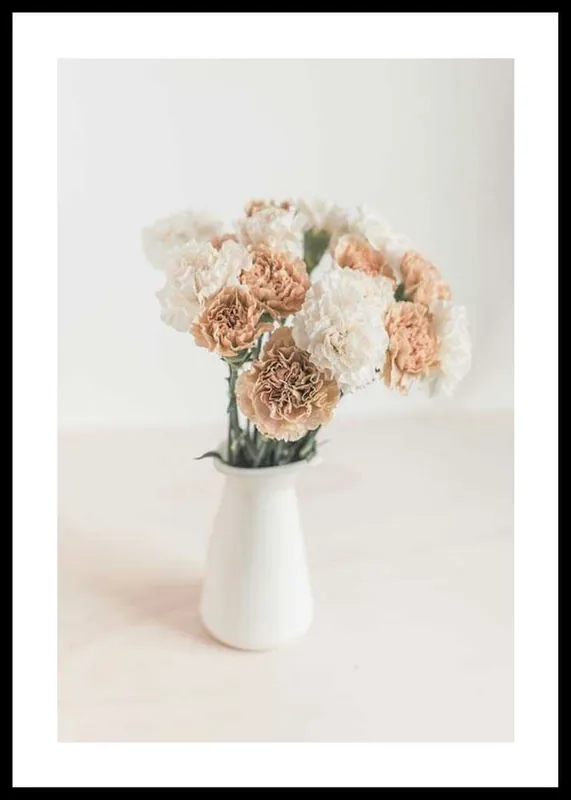 Flowers In Vase Poster Solange Der Vorrat Reicht