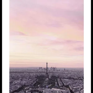 Paris During Sunset Poster Angebot