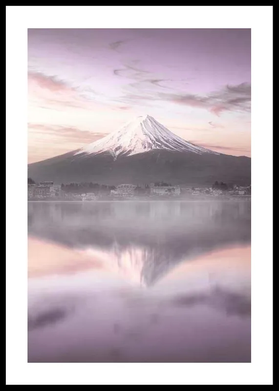 Mount Fuji At Sunrise Poster Preis Gesenkt