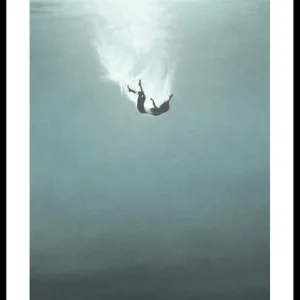 Kostenloser Versand Falling Underwater Poster