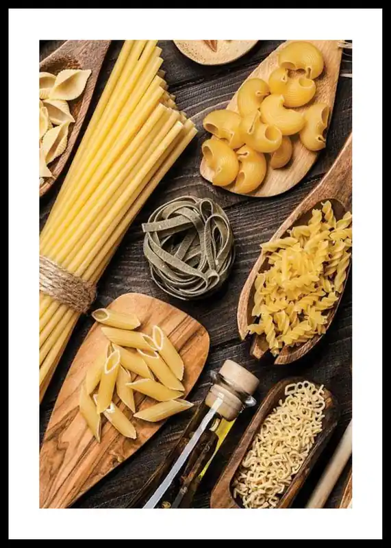 Billig Various Pasta Poster