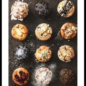 Muffins Poster Wochenendangebot
