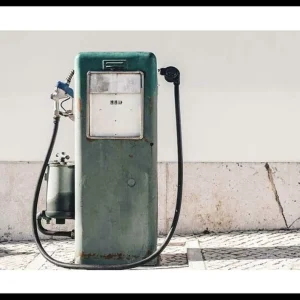 Vintage Gasoline Pump Poster Versand Am Gleichen Tag