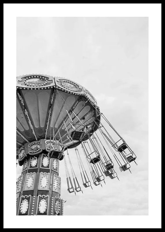 Geprüft Chain Swing Ride Poster