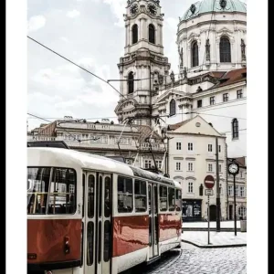 Tram In Mala Strana Poster Direkt Vom Hersteller