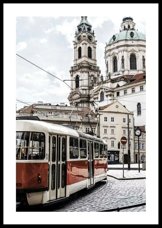 Tram In Mala Strana Poster Direkt Vom Hersteller
