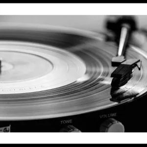 Nur Heute Old Record Player Poster