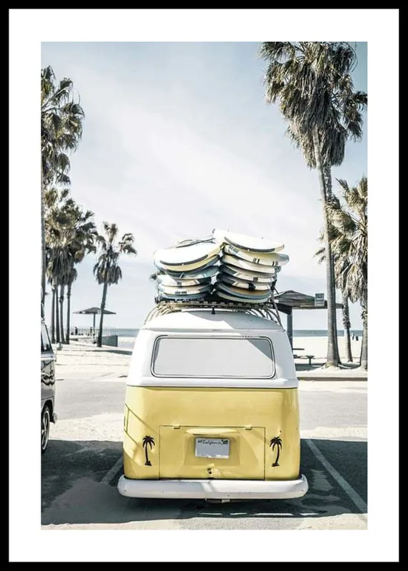 Direktkauf Venice Beach Surf Van Poster
