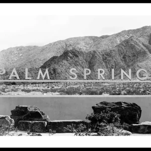 Nur Für Kurze Zeit Palm Springs Sign Poster