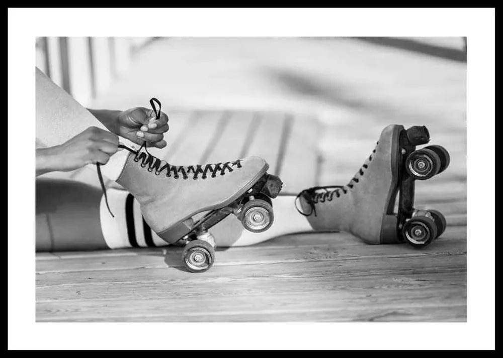 Sichere Zahlung Roller Skates No3 Poster