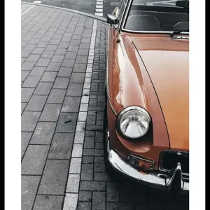 Heißes Angebot Classic Car On Street Poster