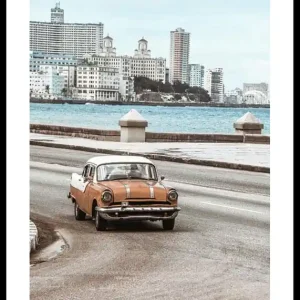 Sonderangebot Vintage American Car Poster