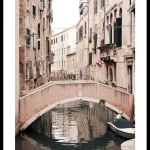 Super-Preis Bridge In Venice Poster