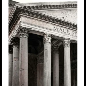 Pantheon Rome Poster Neu