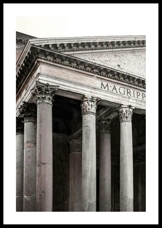 Pantheon Rome Poster Neu