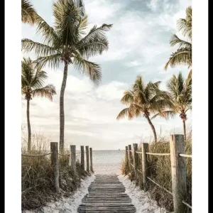 Markenware Footbridge Beach Poster