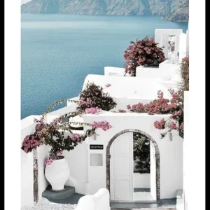Zertifiziert Santorini Village Poster