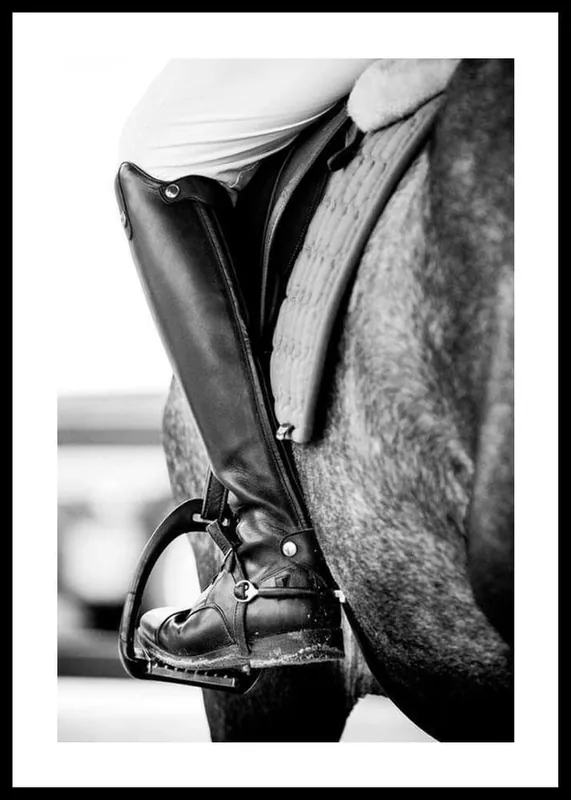 Riding Boot Poster Preisreduziert