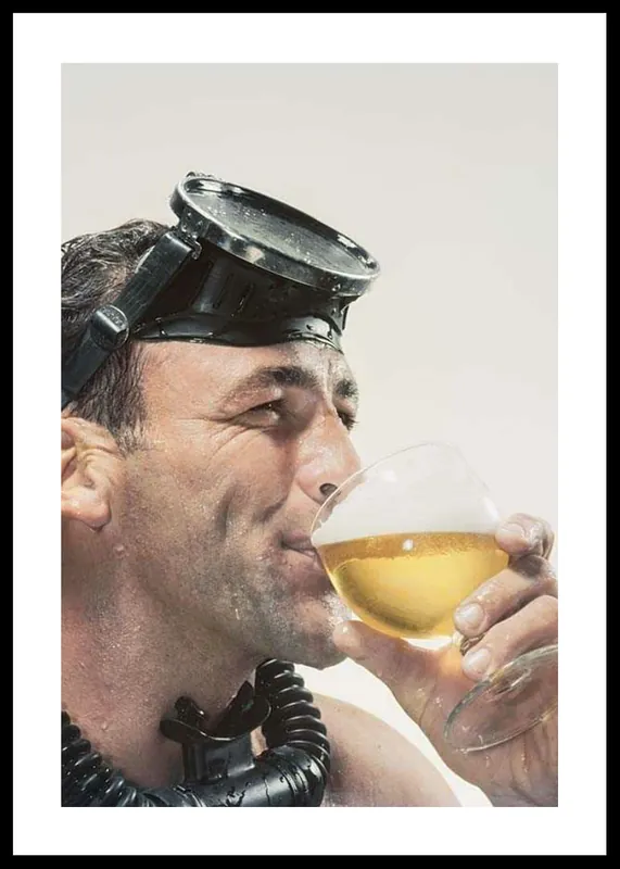 Drinking Beer Poster Preisreduziert