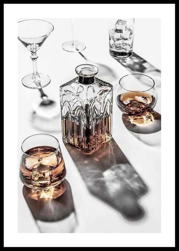 Whiskey on the Rocks Poster Sofort Bestellen