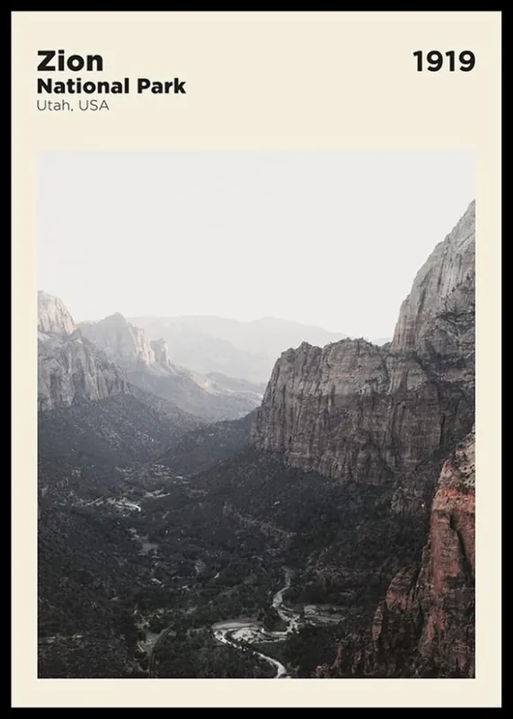 Heißes Angebot Zion National Park Poster