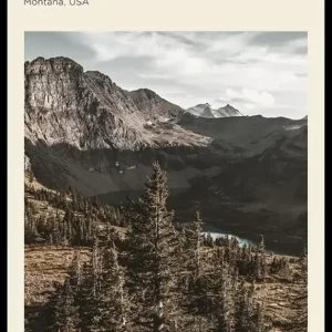 Glacier National Park Poster Preisknaller